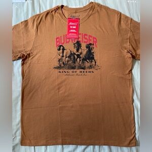 NWT Budweiser “King of Beers” logo T-shirt Men’s size XL